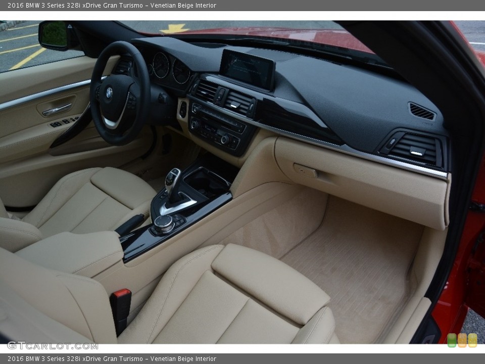 Venetian Beige Interior Dashboard for the 2016 BMW 3 Series 328i xDrive Gran Turismo #111001660