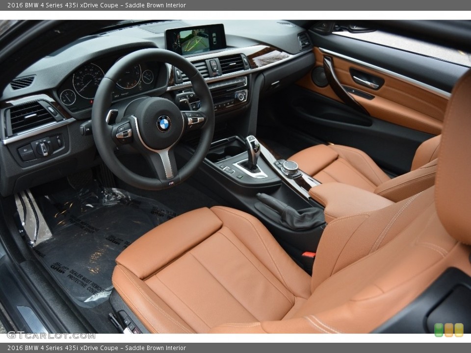 Saddle Brown Interior Prime Interior for the 2016 BMW 4 Series 435i xDrive Coupe #111002137