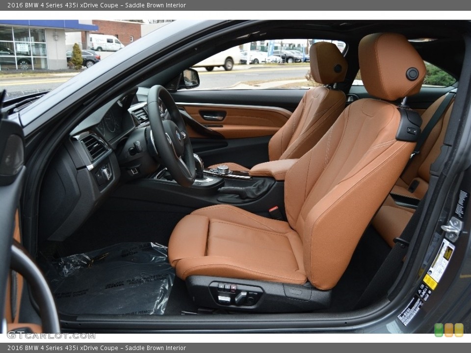 Saddle Brown Interior Front Seat for the 2016 BMW 4 Series 435i xDrive Coupe #111002164