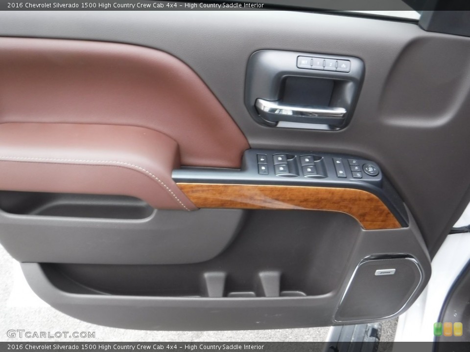 High Country Saddle Interior Door Panel for the 2016 Chevrolet Silverado 1500 High Country Crew Cab 4x4 #111008926