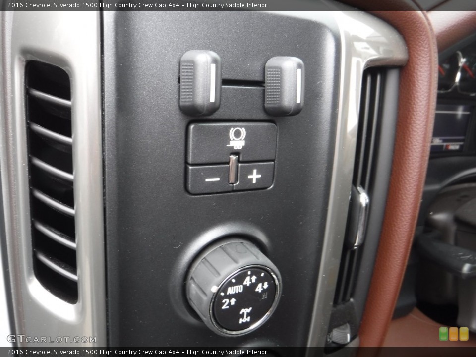 High Country Saddle Interior Controls for the 2016 Chevrolet Silverado 1500 High Country Crew Cab 4x4 #111008980