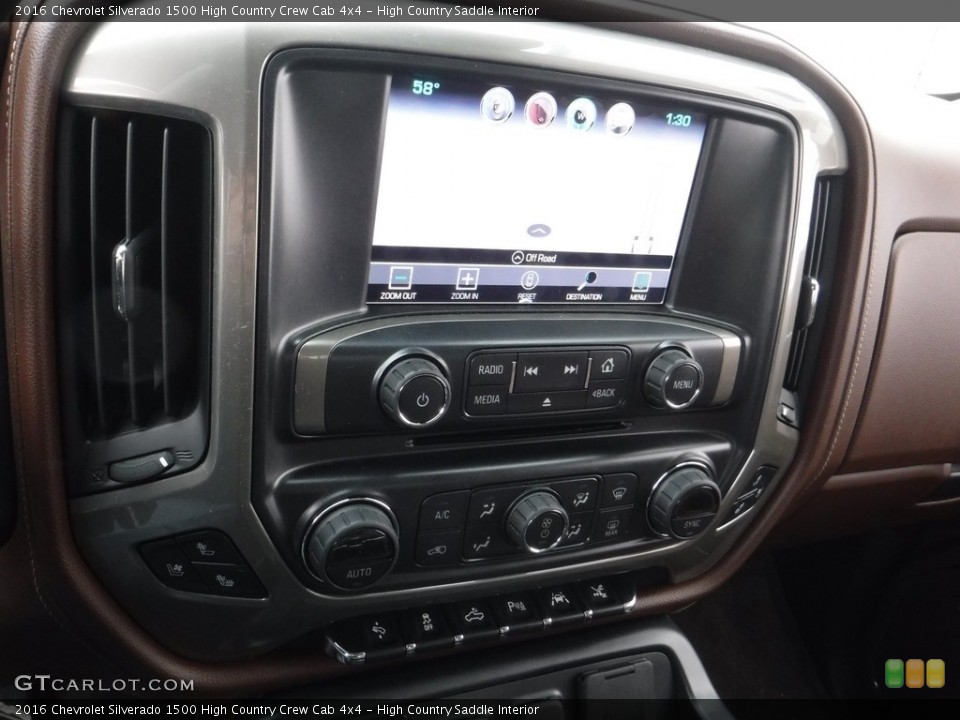 High Country Saddle Interior Controls for the 2016 Chevrolet Silverado 1500 High Country Crew Cab 4x4 #111009022
