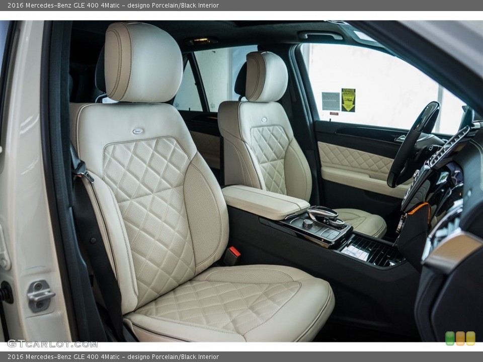 designo Porcelain/Black Interior Photo for the 2016 Mercedes-Benz GLE 400 4Matic #111016267