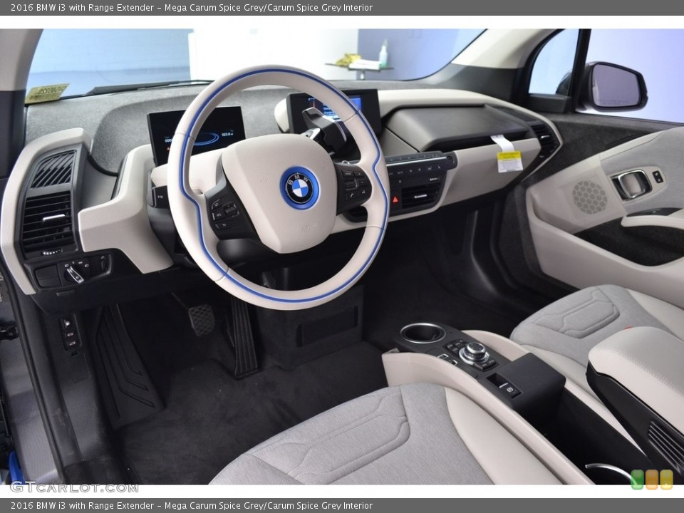 Mega Carum Spice Grey/Carum Spice Grey Interior Prime Interior for the 2016 BMW i3 with Range Extender #111035654