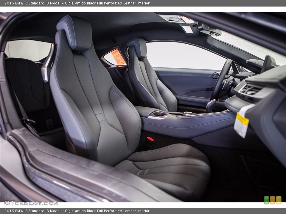 Gigia Amido Black Full Perforated Leather Interior Photo for the 2016 BMW i8  #111041665