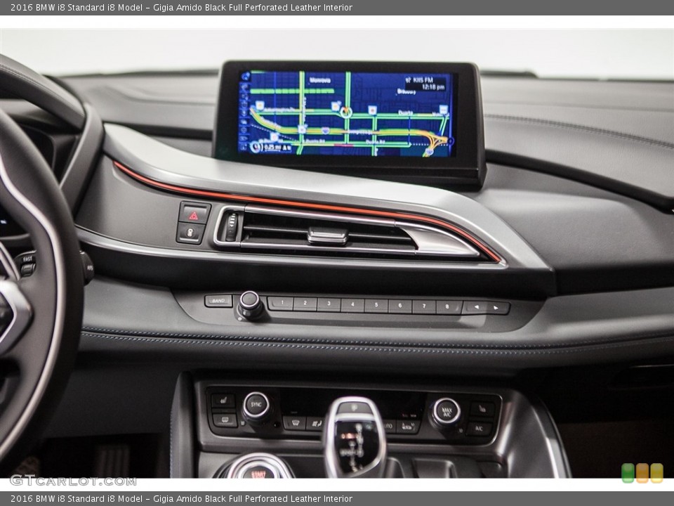 Gigia Amido Black Full Perforated Leather Interior Dashboard for the 2016 BMW i8  #111041792