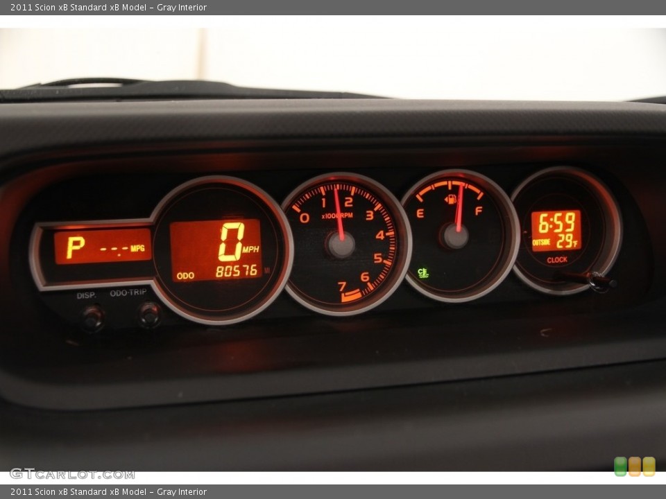 Gray Interior Gauges for the 2011 Scion xB  #111067328