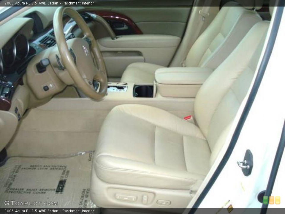 Parchment Interior Front Seat for the 2005 Acura RL 3.5 AWD Sedan #11111049
