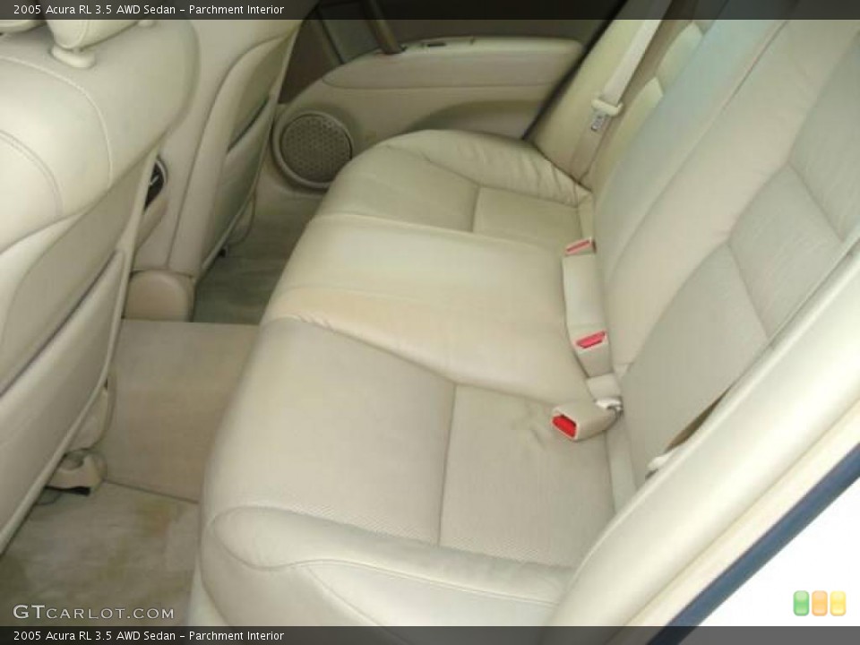 Parchment Interior Rear Seat for the 2005 Acura RL 3.5 AWD Sedan #11111079