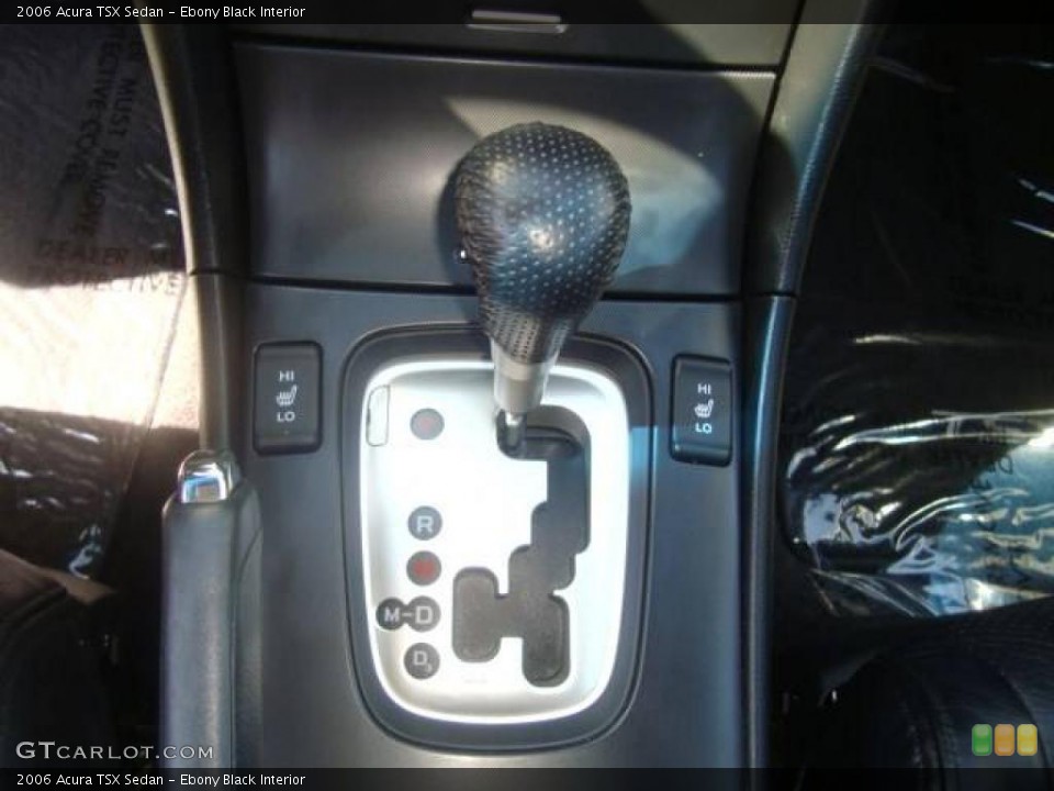 Ebony Black Interior Transmission for the 2006 Acura TSX Sedan #11111704