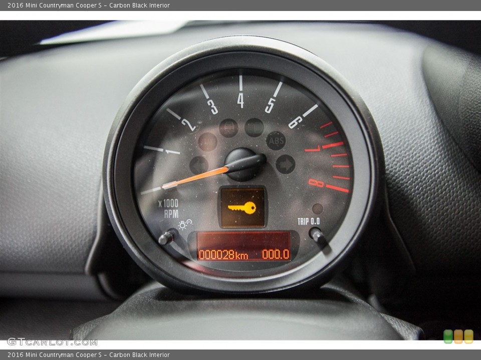 Carbon Black Interior Gauges for the 2016 Mini Countryman Cooper S #111117422