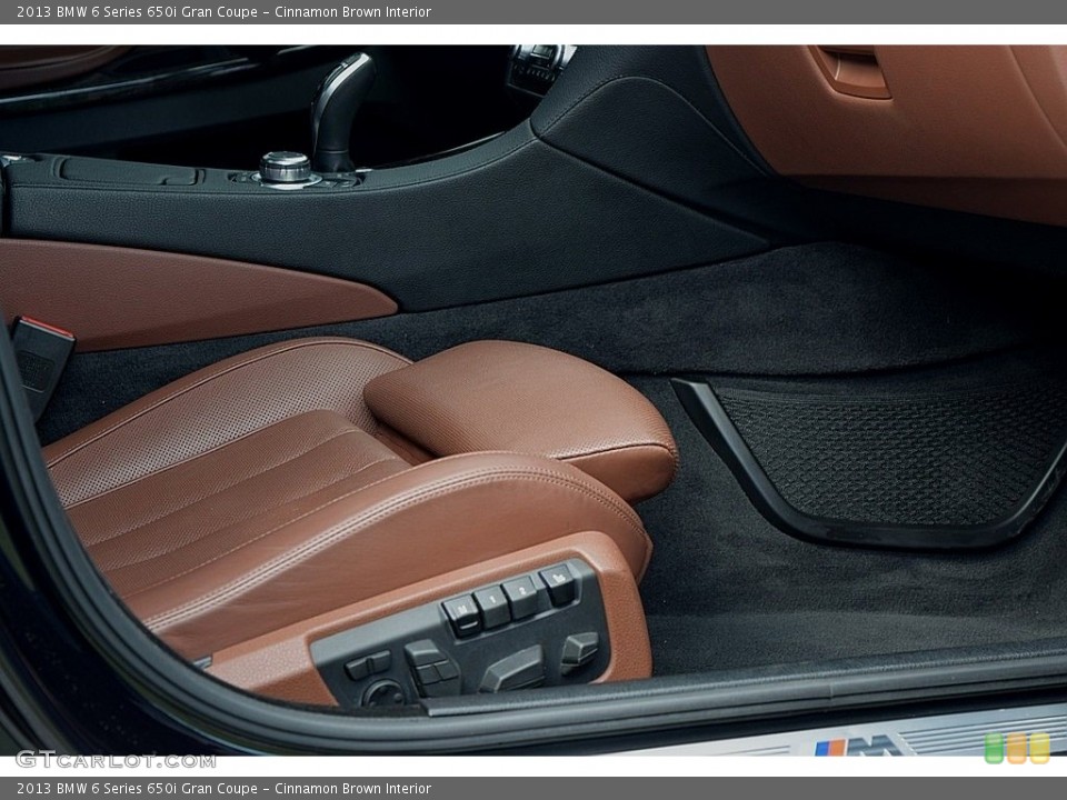 Cinnamon Brown Interior Front Seat for the 2013 BMW 6 Series 650i Gran Coupe #111134993