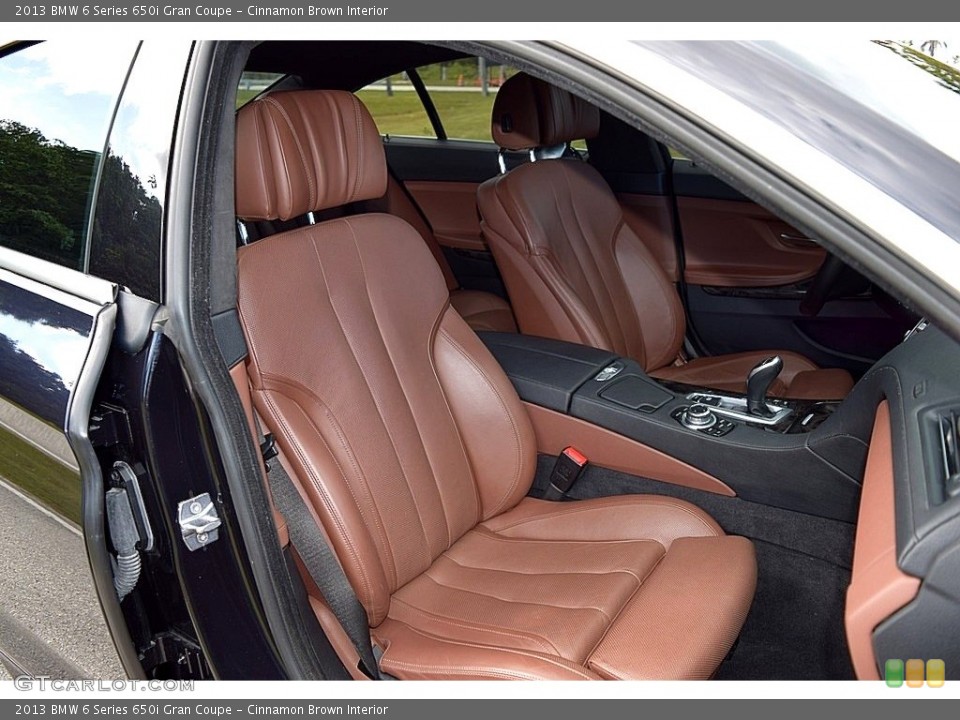 Cinnamon Brown Interior Front Seat for the 2013 BMW 6 Series 650i Gran Coupe #111135032