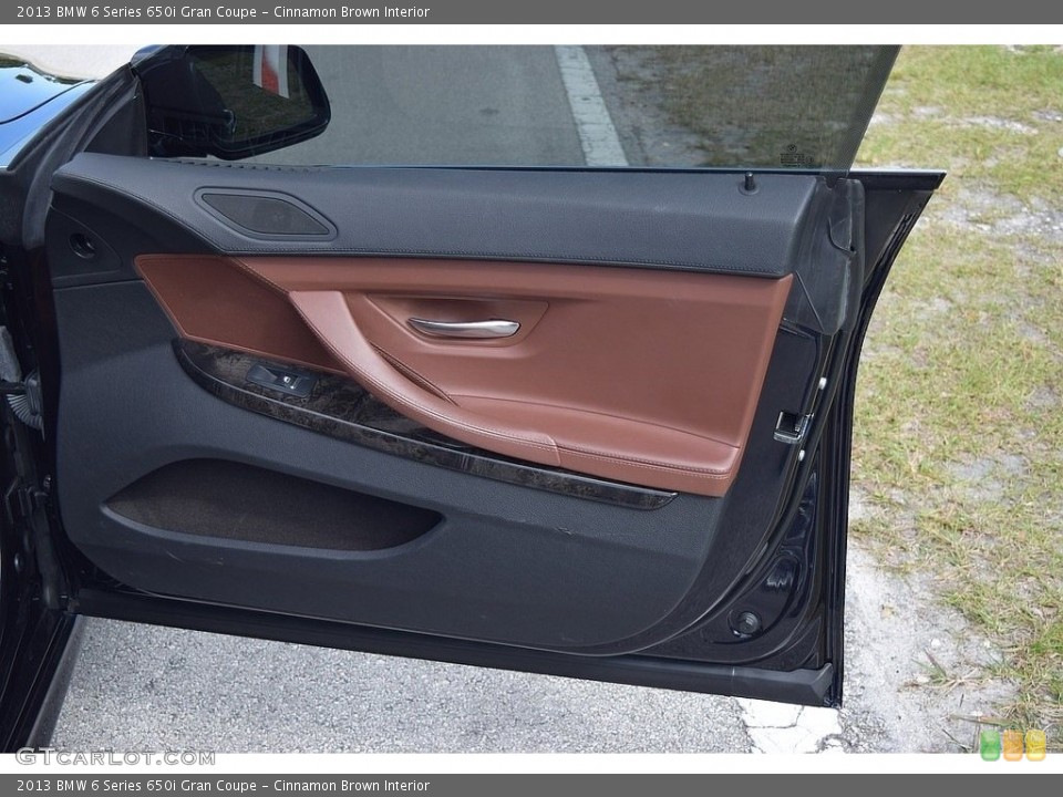 Cinnamon Brown Interior Door Panel for the 2013 BMW 6 Series 650i Gran Coupe #111135077