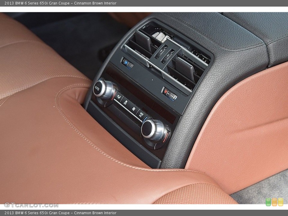 Cinnamon Brown Interior Controls for the 2013 BMW 6 Series 650i Gran Coupe #111135143