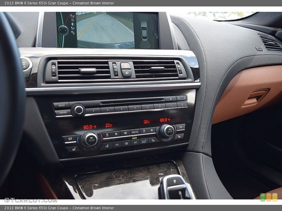 Cinnamon Brown Interior Controls for the 2013 BMW 6 Series 650i Gran Coupe #111135494