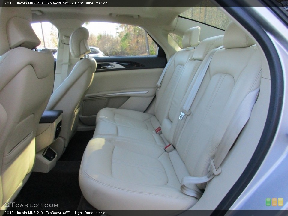Light Dune Interior Rear Seat for the 2013 Lincoln MKZ 2.0L EcoBoost AWD #111137981