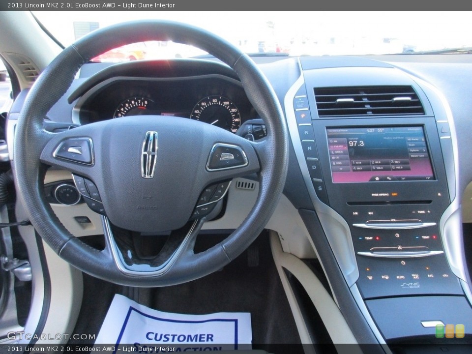 Light Dune Interior Dashboard for the 2013 Lincoln MKZ 2.0L EcoBoost AWD #111138122