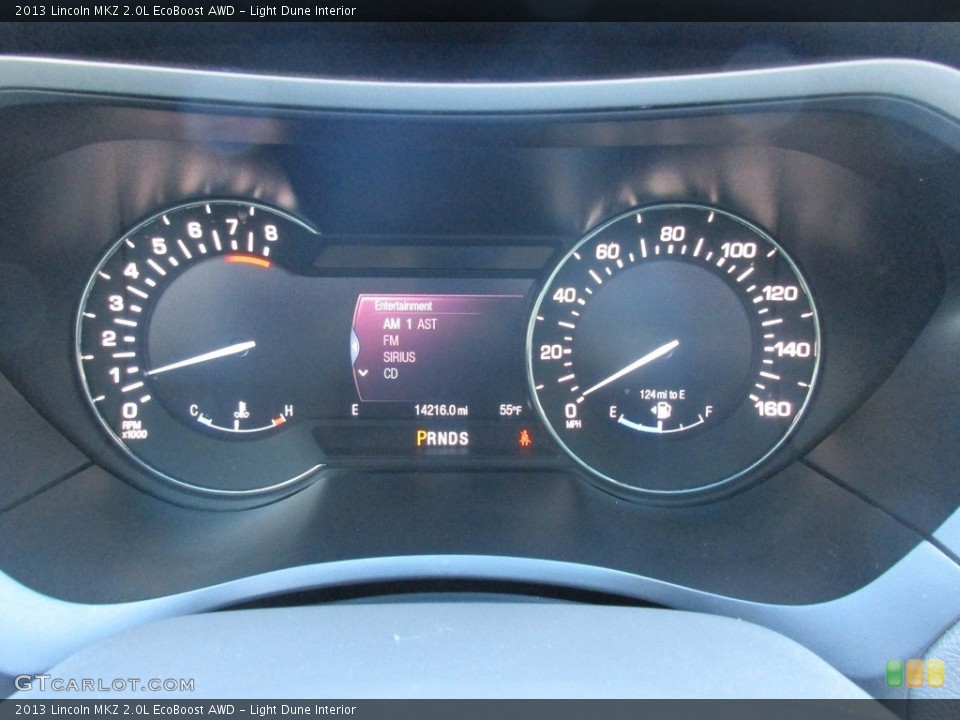 Light Dune Interior Gauges for the 2013 Lincoln MKZ 2.0L EcoBoost AWD #111138341