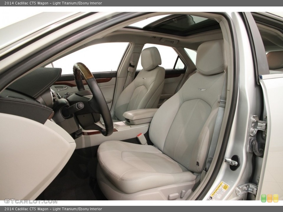 Light Titanium/Ebony Interior Front Seat for the 2014 Cadillac CTS Wagon #111151577
