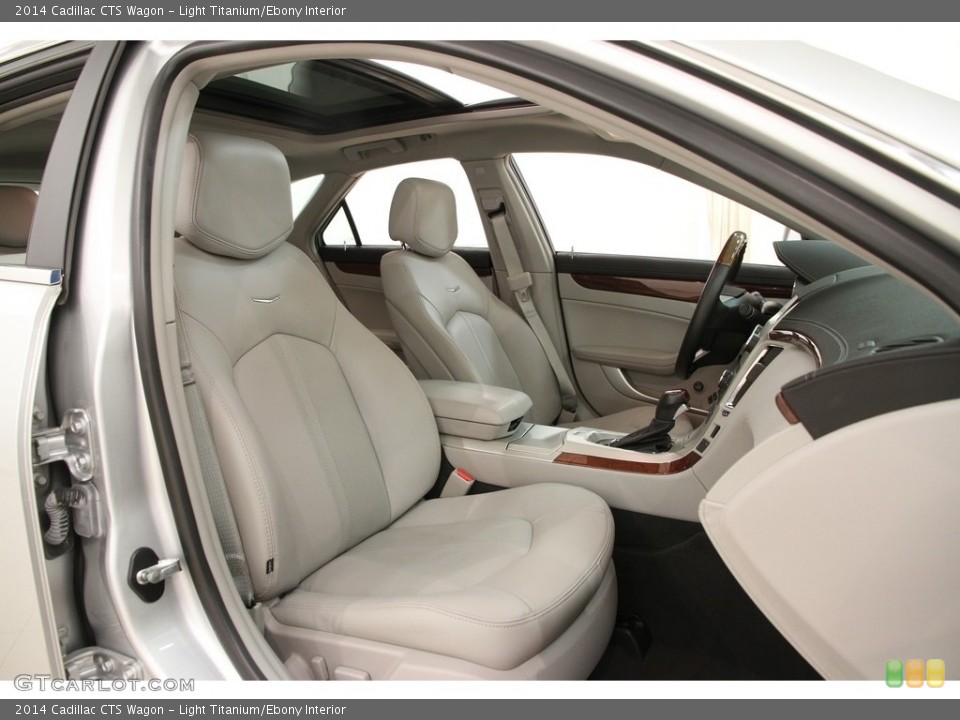 Light Titanium/Ebony Interior Front Seat for the 2014 Cadillac CTS Wagon #111151685