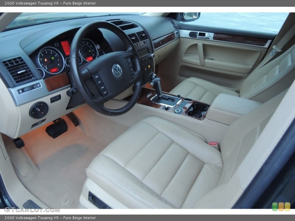 Pure Beige Interior Photo for the 2006 Volkswagen Touareg V6 #111156649