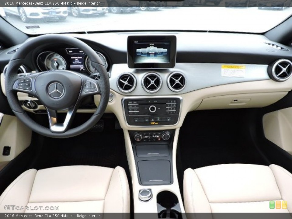 Beige 2016 Mercedes-Benz CLA Interiors