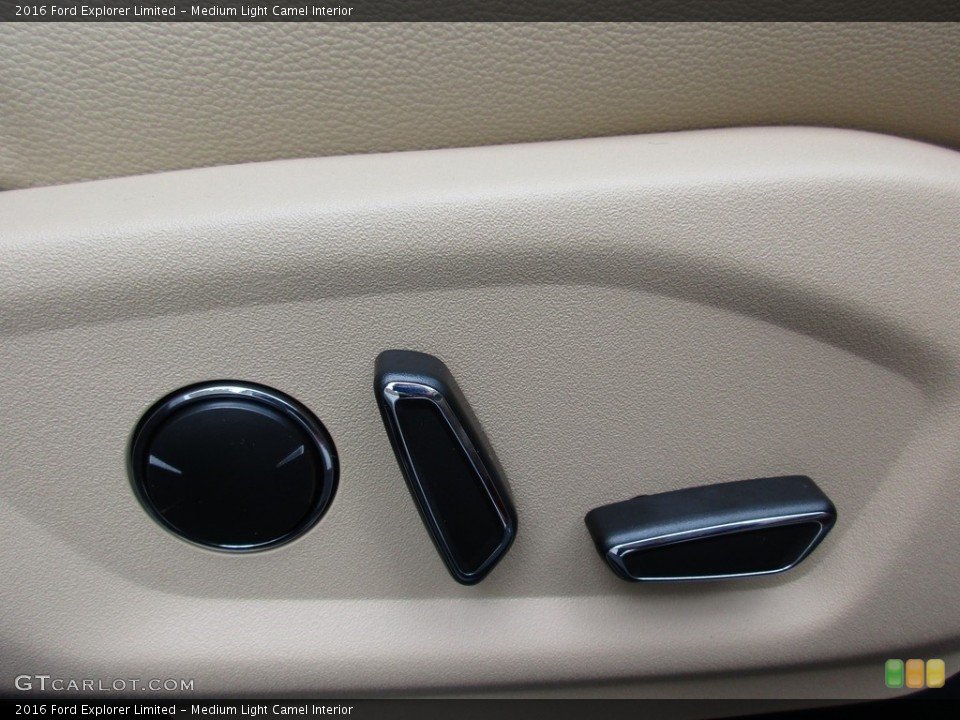Medium Light Camel Interior Controls for the 2016 Ford Explorer Limited #111162928