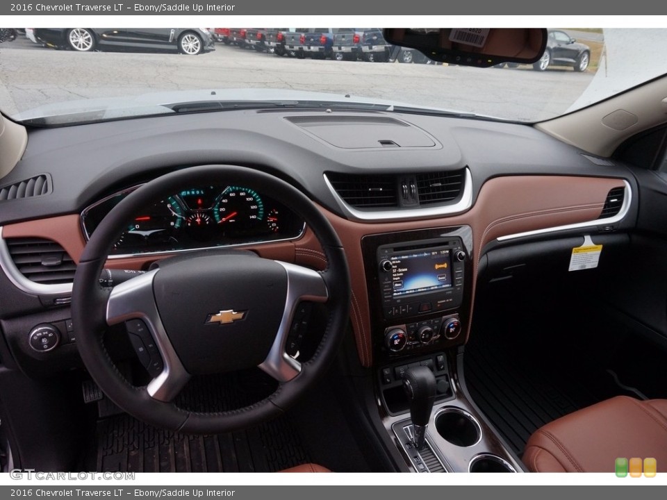 Ebony/Saddle Up 2016 Chevrolet Traverse Interiors