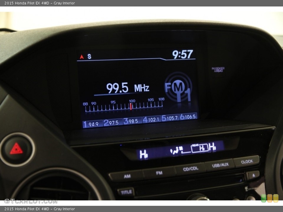 Gray Interior Audio System for the 2015 Honda Pilot EX 4WD #111178624