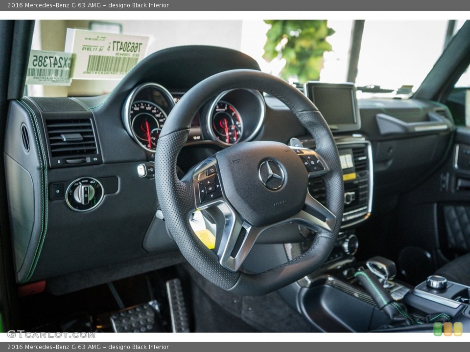 designo Black Interior Dashboard for the 2016 Mercedes-Benz G 63 AMG #111186800