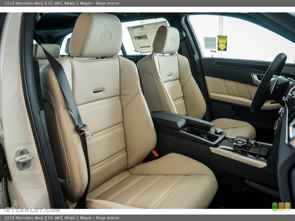 Beige 2016 Mercedes-Benz E Interiors