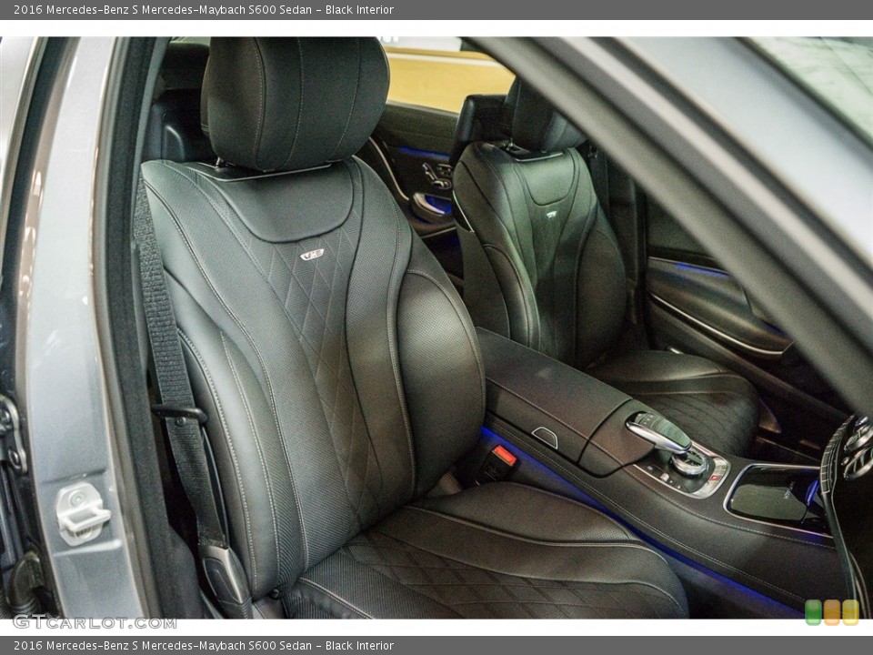 Black Interior Photo for the 2016 Mercedes-Benz S Mercedes-Maybach S600 Sedan #111188351