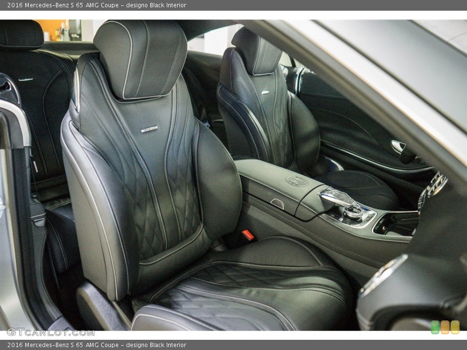 designo Black Interior Front Seat for the 2016 Mercedes-Benz S 65 AMG Coupe #111188651