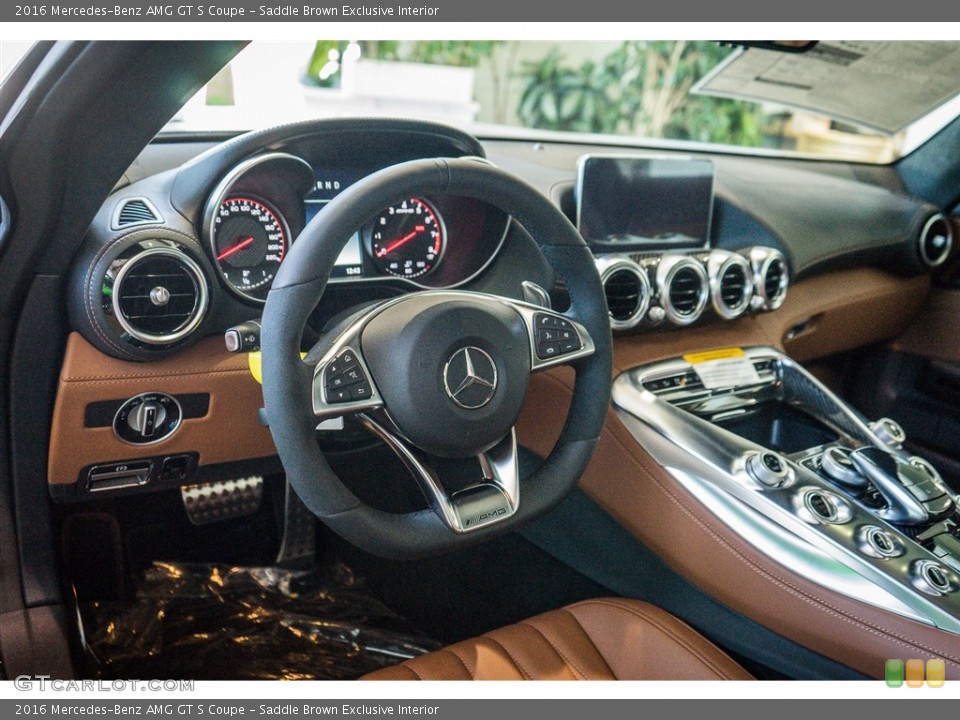 Saddle Brown Exclusive Interior Prime Interior for the 2016 Mercedes-Benz AMG GT S Coupe #111189515
