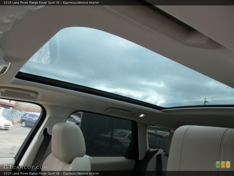Espresso/Almond Interior Sunroof for the 2016 Land Rover Range Rover Sport SE #111190241