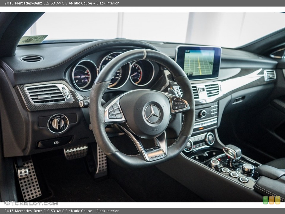 Black Interior Dashboard for the 2015 Mercedes-Benz CLS 63 AMG S 4Matic Coupe #111190424