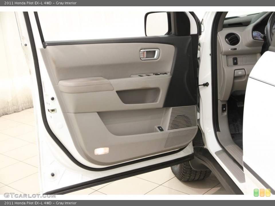 Gray Interior Door Panel for the 2011 Honda Pilot EX-L 4WD #111192587
