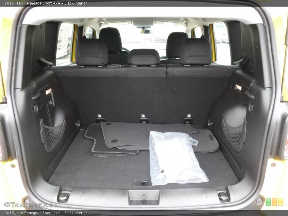 Black Interior Trunk for the 2016 Jeep Renegade Sport 4x4 #111220078