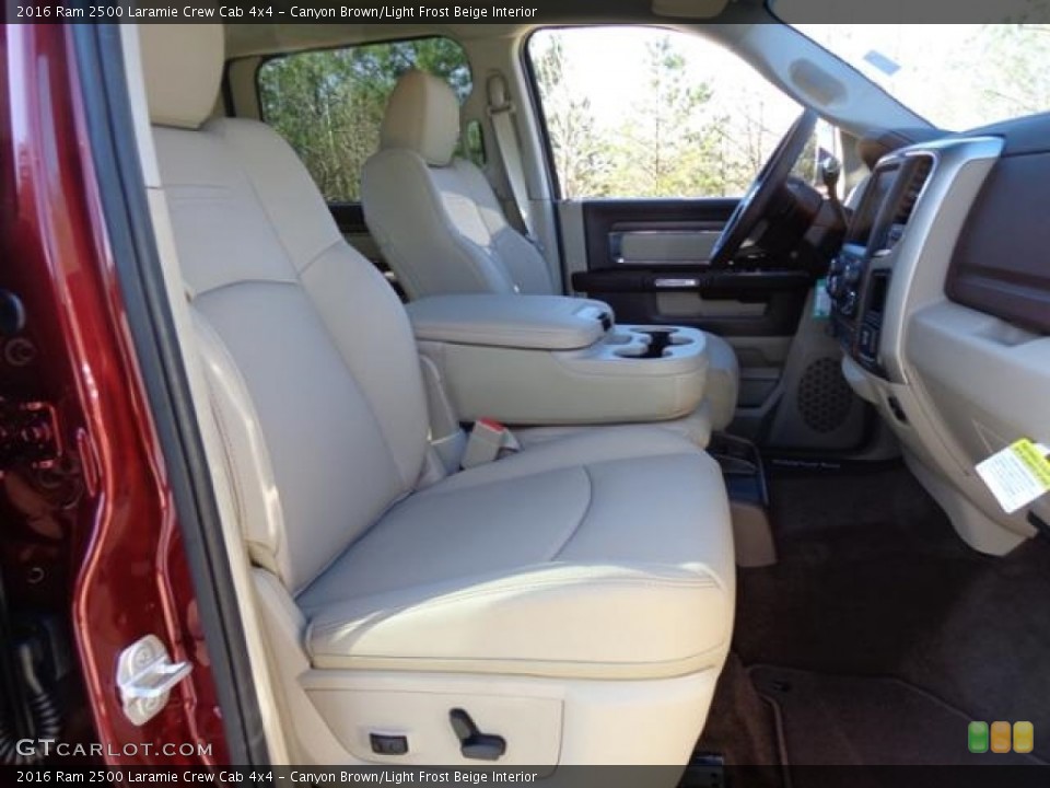 Canyon Brown/Light Frost Beige Interior Photo for the 2016 Ram 2500 Laramie Crew Cab 4x4 #111225413
