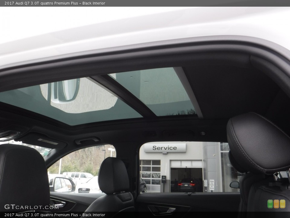 Black Interior Sunroof for the 2017 Audi Q7 3.0T quattro Premium Plus #111227696