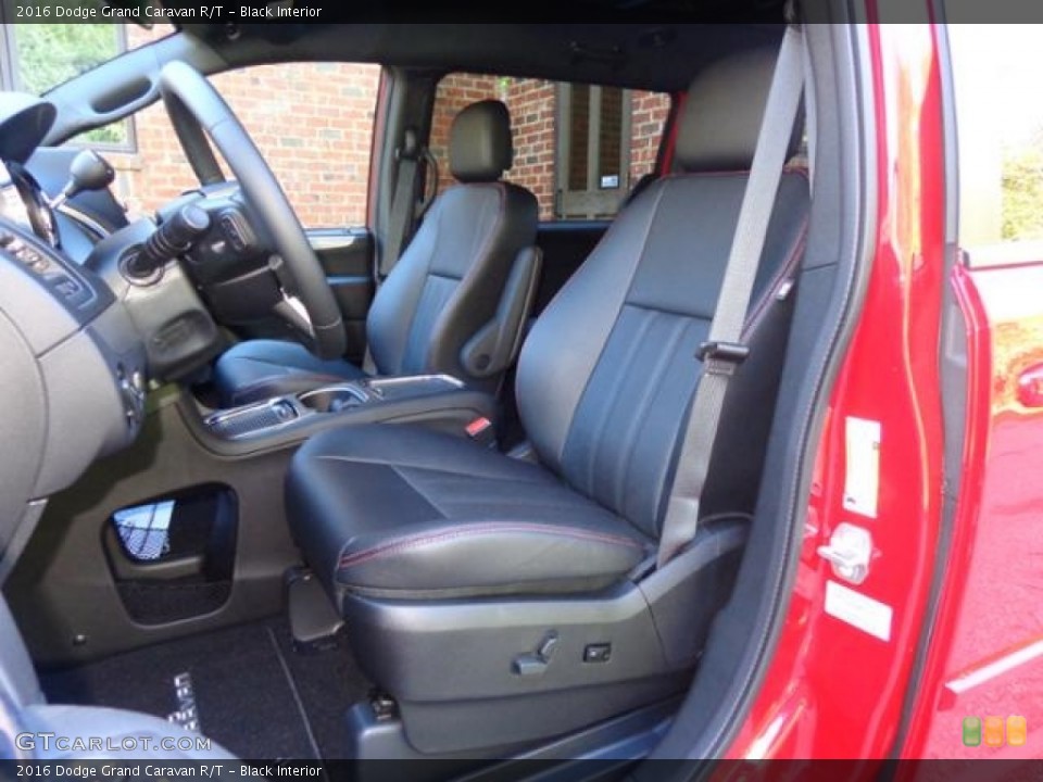 Black Interior Front Seat for the 2016 Dodge Grand Caravan R/T #111239732