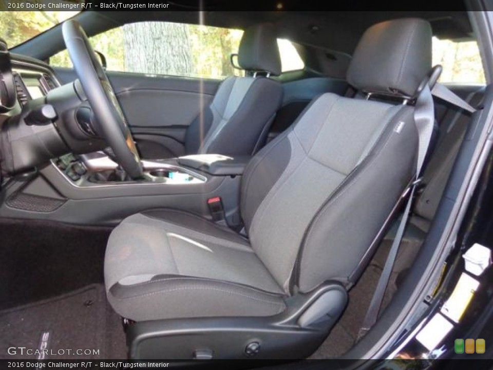 Black/Tungsten 2016 Dodge Challenger Interiors