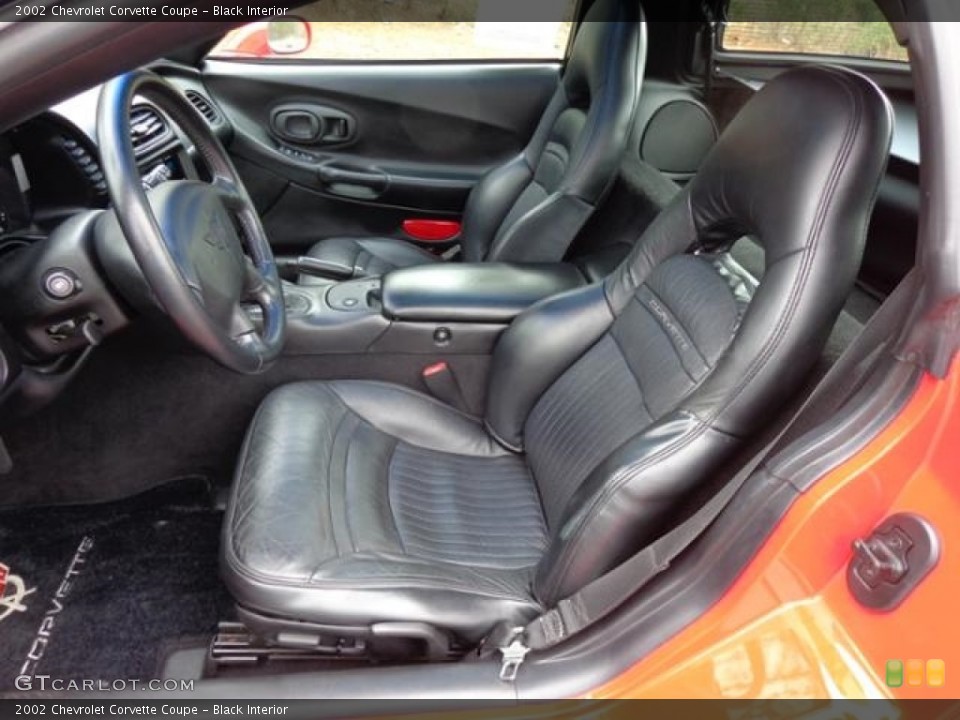 Black Interior Photo for the 2002 Chevrolet Corvette Coupe #111259694