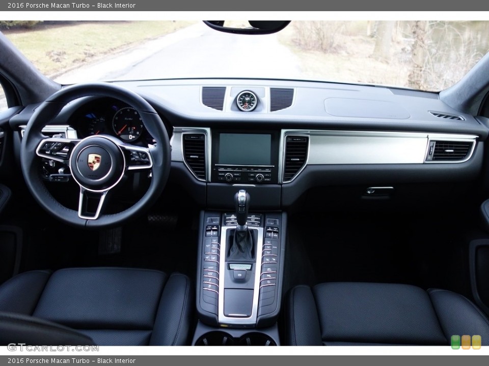 Black Interior Dashboard for the 2016 Porsche Macan Turbo #111283366