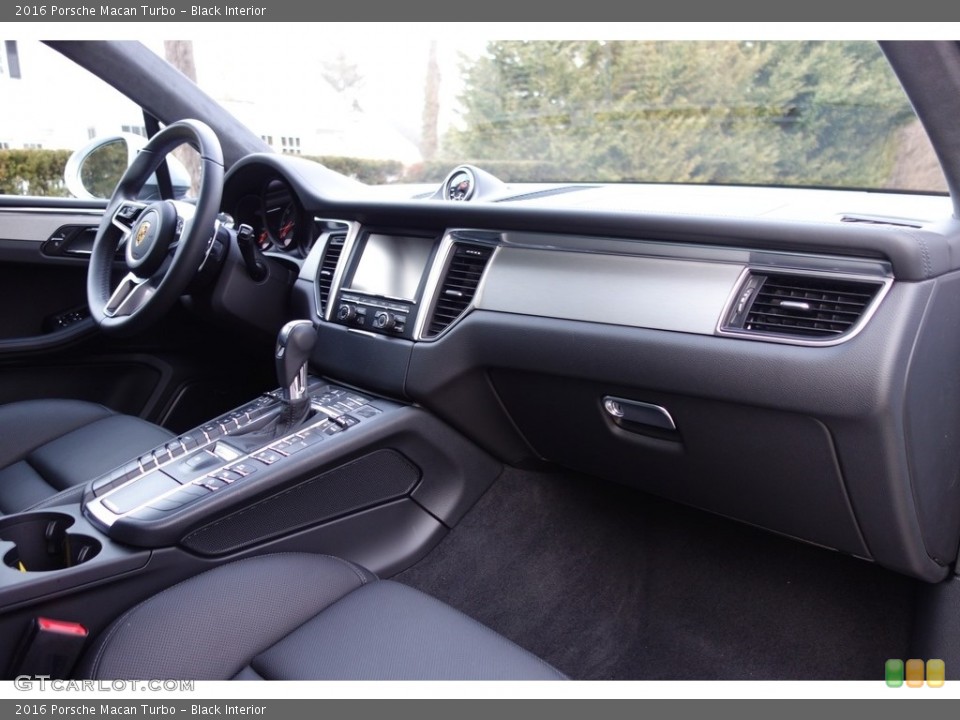 Black Interior Dashboard for the 2016 Porsche Macan Turbo #111283516