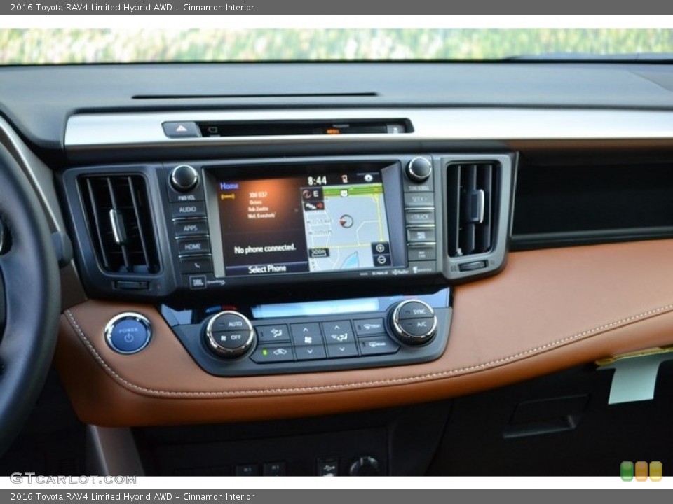Cinnamon Interior Dashboard for the 2016 Toyota RAV4 Limited Hybrid AWD #111286486