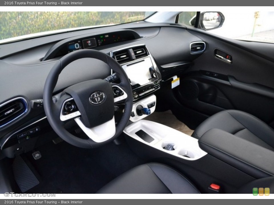 Black Interior Photo for the 2016 Toyota Prius Four Touring #111287587