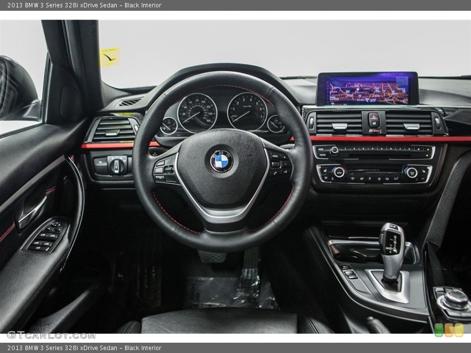 Black Interior Dashboard for the 2013 BMW 3 Series 328i xDrive Sedan #111290563