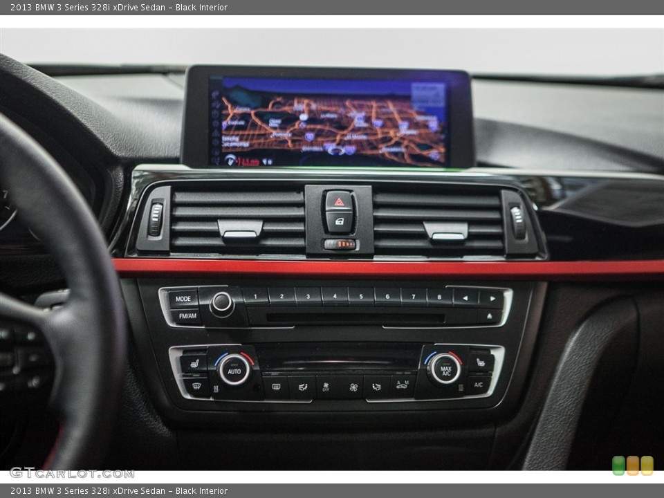 Black Interior Controls for the 2013 BMW 3 Series 328i xDrive Sedan #111290590